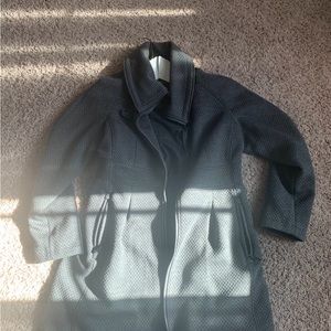 Johnson and Murphy gray quilted coat worn once.